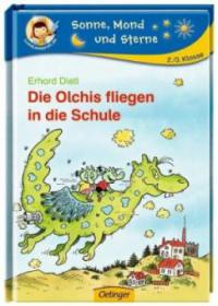 Die Olchis fliegen in die Schule - Erhard Dietl