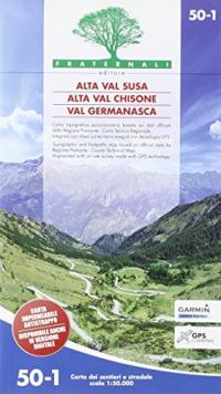 Alta Val Susa - Alta Val Chisone - Val Germanasca 1:50000 - 