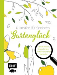 Ausmalen für Senioren – Gartenglück - 