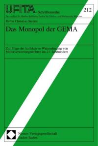 Das Monopol der GEMA - 