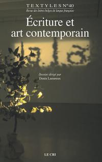 Écriture et art contemporain - 