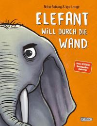Elefant will durch die Wand - 