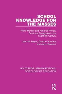 School Knowledge for the Masses - 