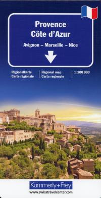 Straßenkarte Frankreich Bl. 15: Provence - Côte d'Azur 1:200 000 - 