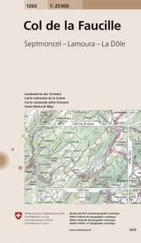 Swisstopo 1 : 25 000 Col de la Faucille - 