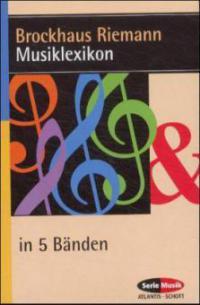 Brockhaus-Riemann-Musiklexikon, 5 Bde. m. CD-ROM - 