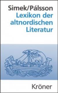 Lexikon der altnordischen Literatur - Rudolf Simek, Herman Palsson