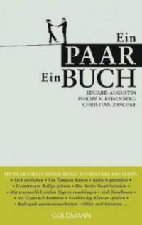 Ein Paar. Ein Buch - Eduard Augustin, Philipp von Keisenberg, Christian Zaschke