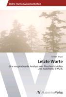 Letzte Worte - Sarah C. Engel